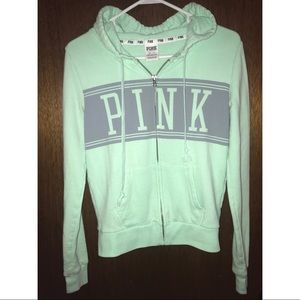 Mint Victoria’s Secret PINK Hoodie Size XS